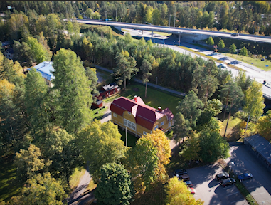 Åsvalla från luften