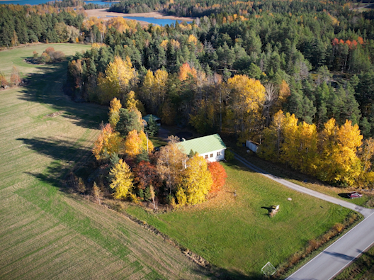 Mälö Bygdegård från luften