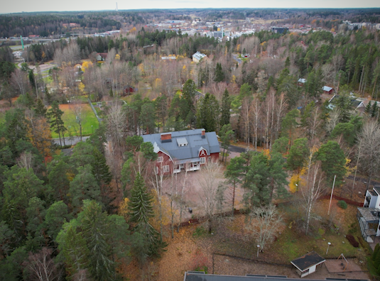 Ljungheda från luften