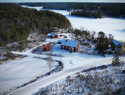 Bygdegården från luften