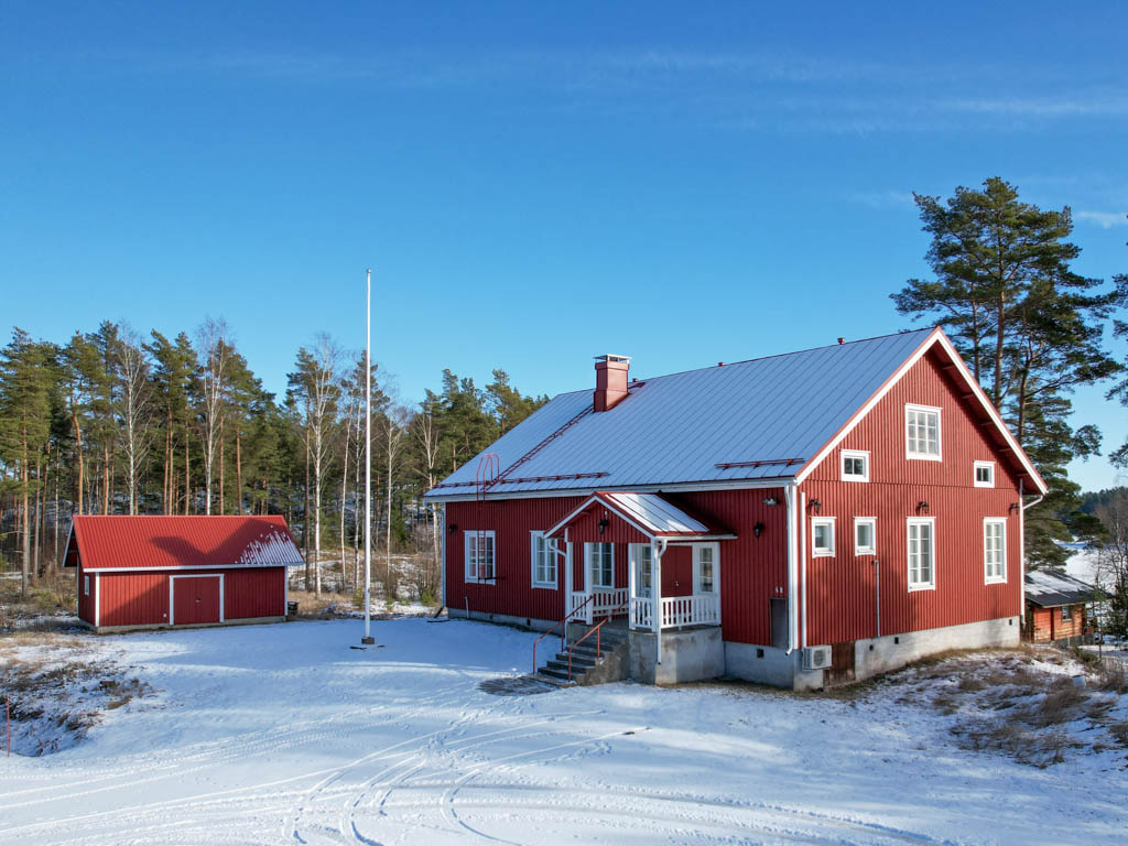 Bygdegårdens fasad