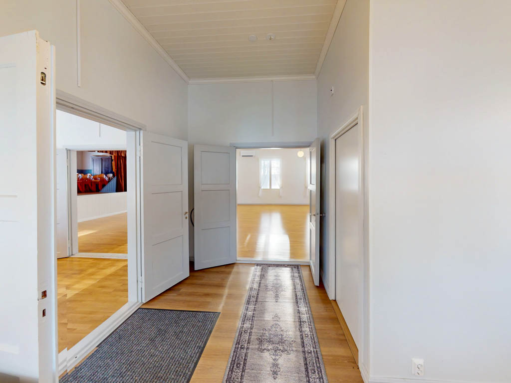 Bygdegårdens ingång